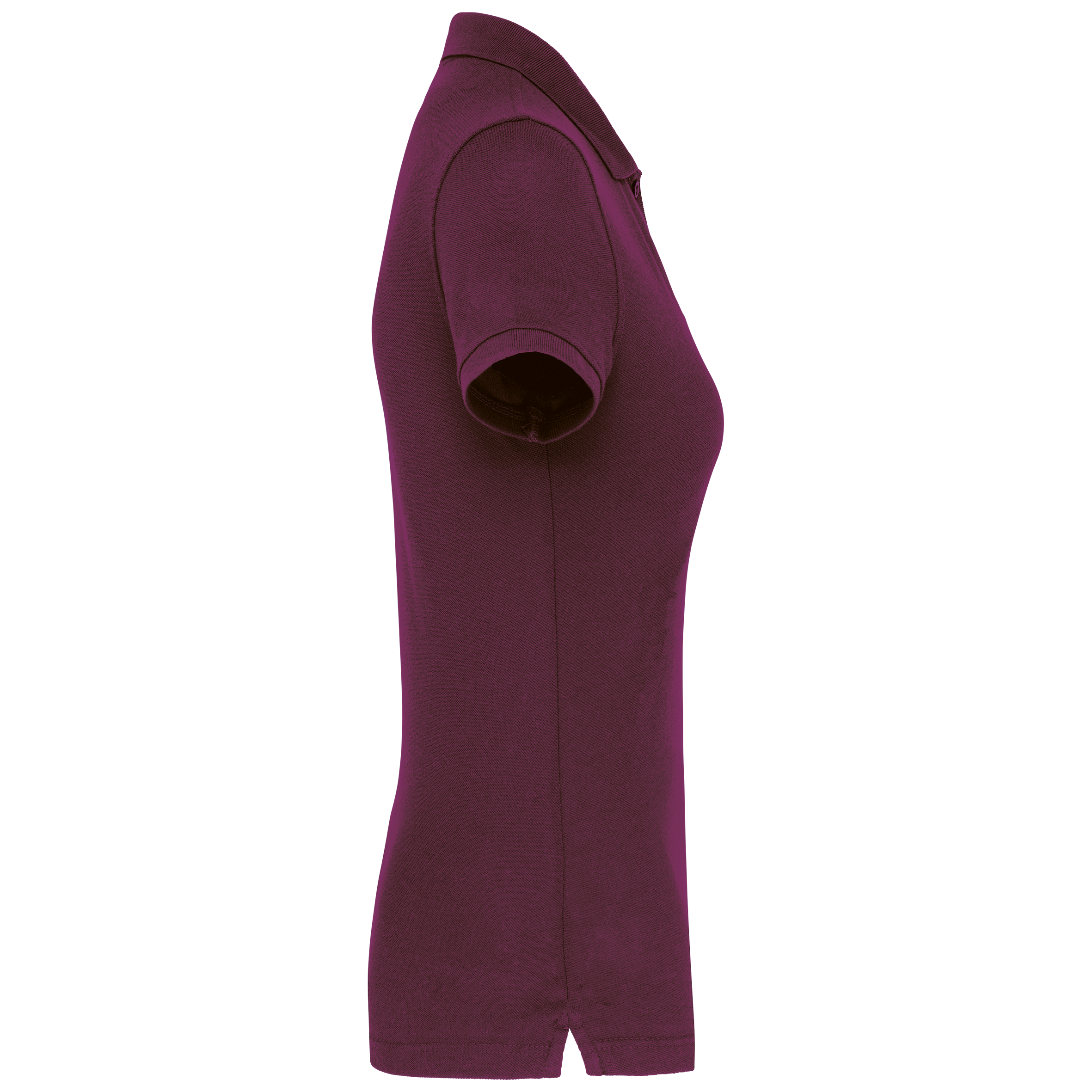 Women's Short-Sleeved Piqué Polo Shirt in Recycled Polyester and Cotton | WK275