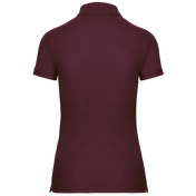 Women's Short-Sleeved Piqué Polo Shirt in Recycled Polyester and Cotton | WK275