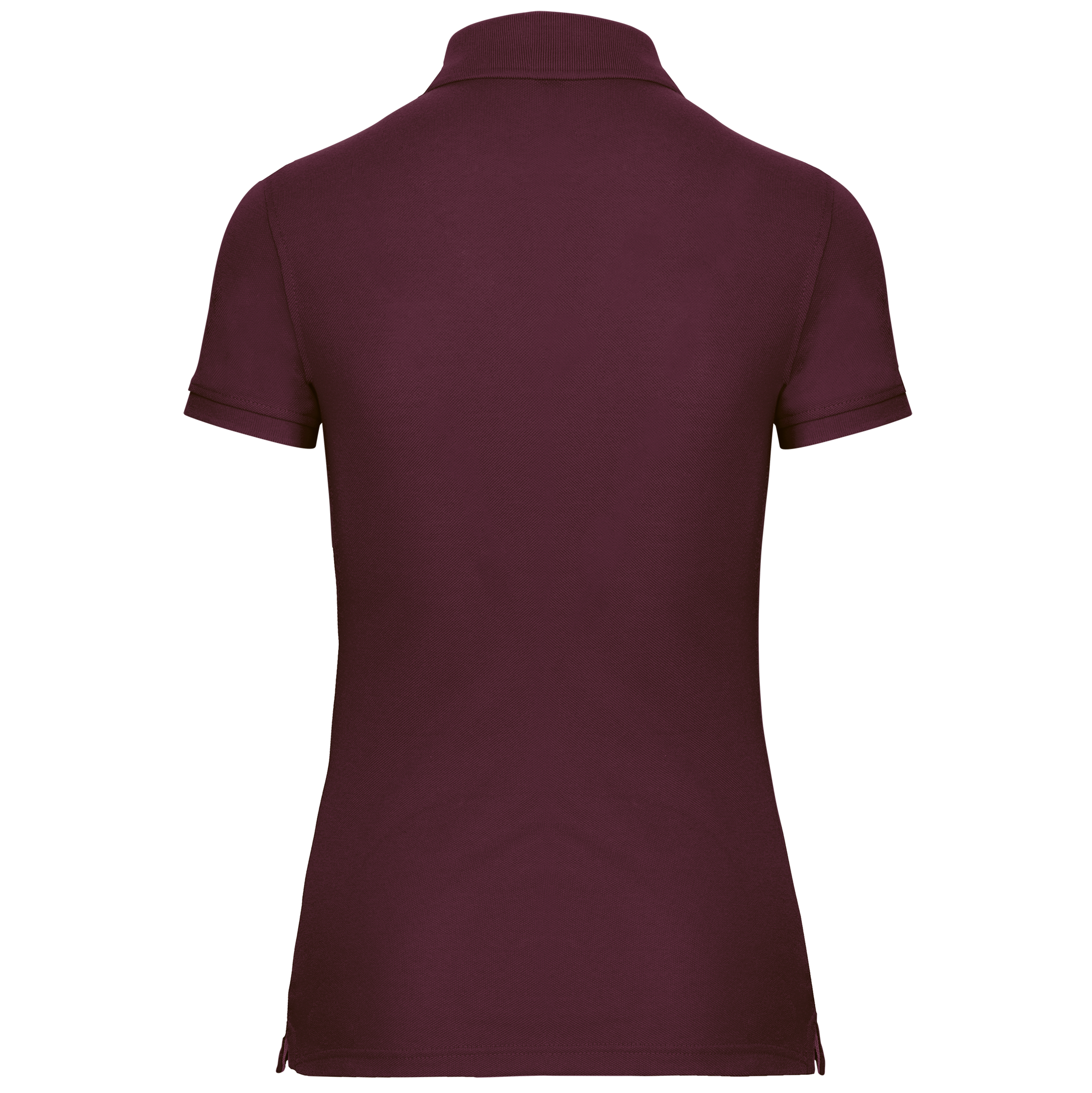 Women's Short-Sleeved Piqué Polo Shirt in Recycled Polyester and Cotton | WK275
