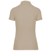 Women's Short-Sleeved Piqué Polo Shirt in Recycled Polyester and Cotton | WK275