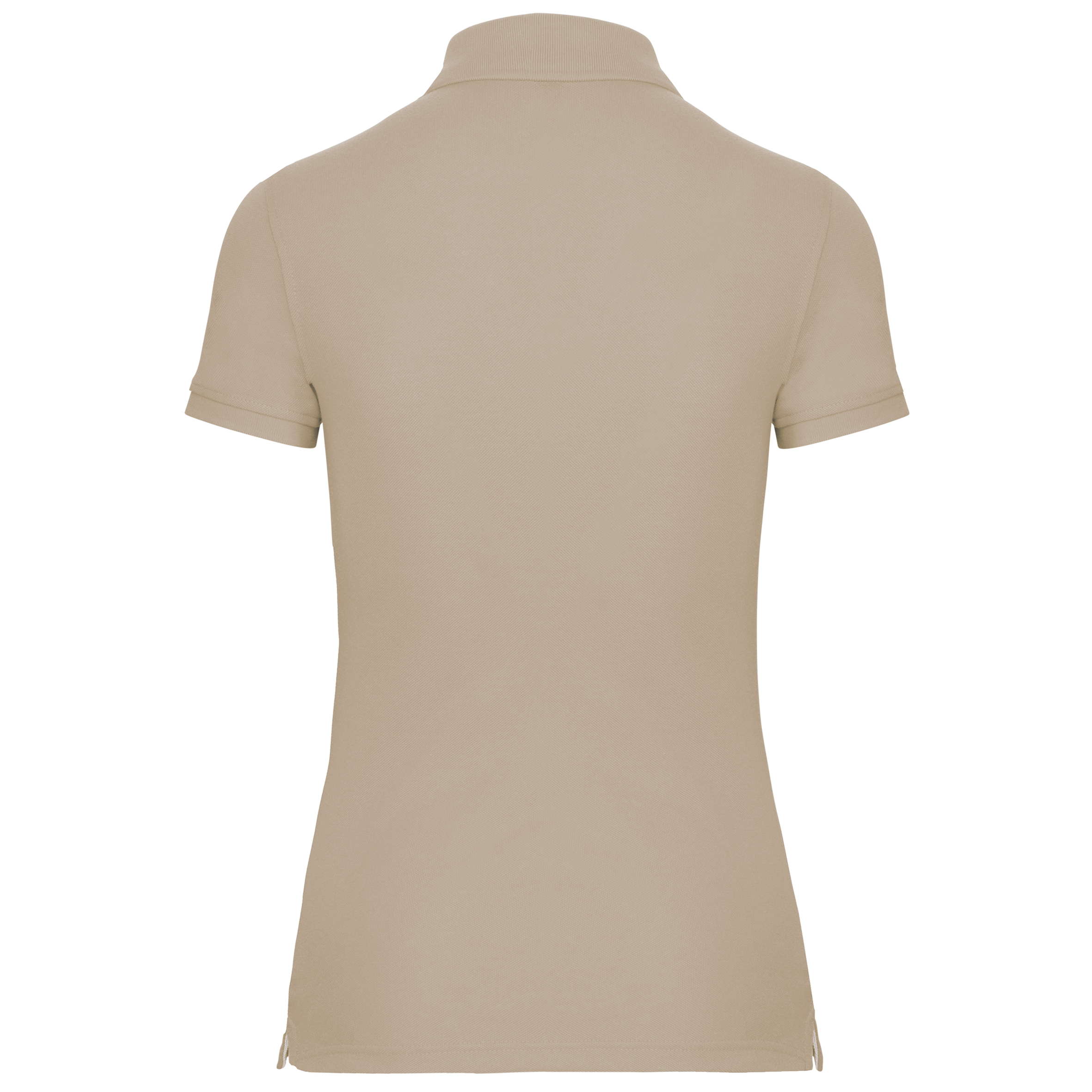 Women's Short-Sleeved Piqué Polo Shirt in Recycled Polyester and Cotton | WK275