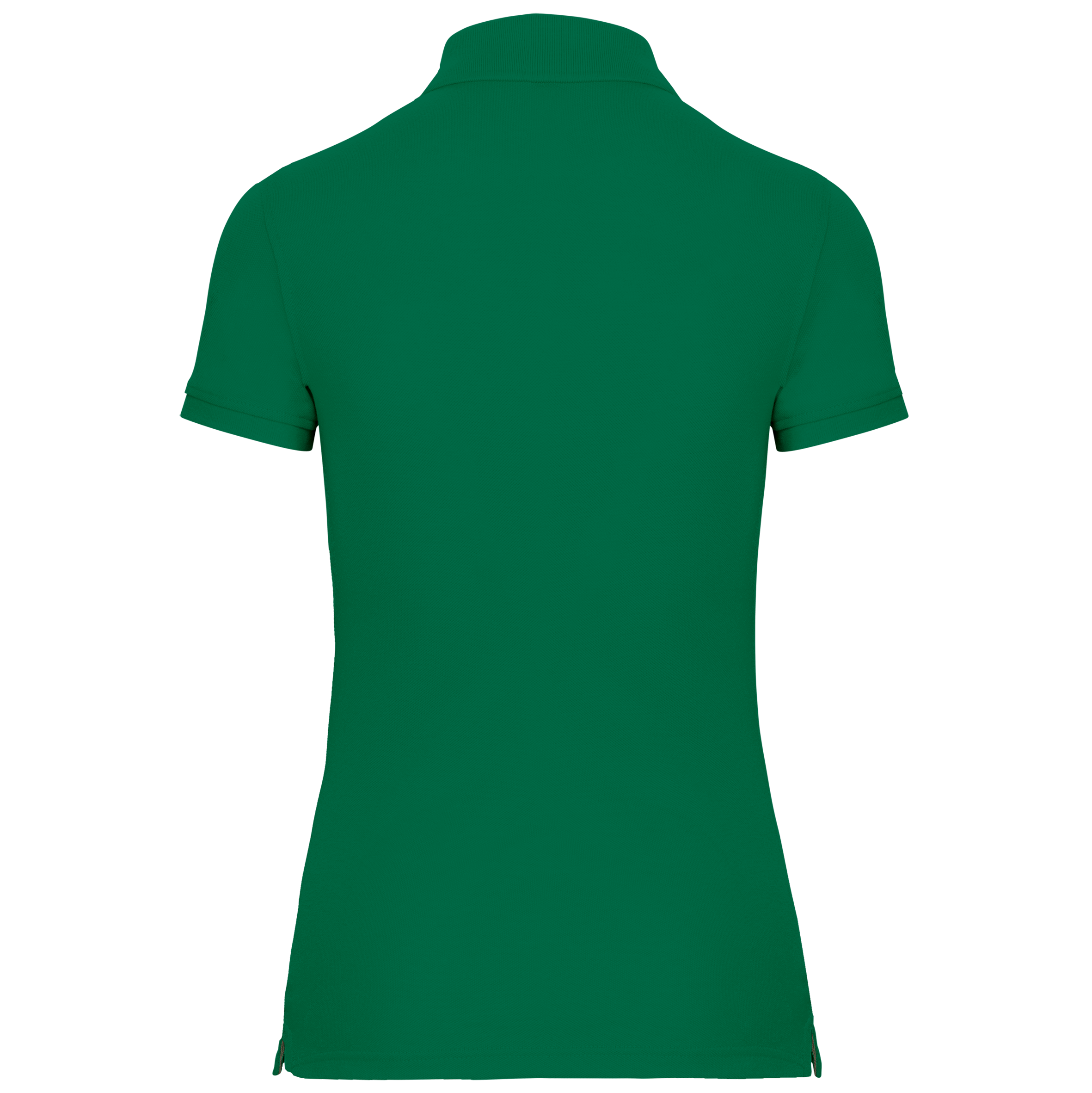 Women's Short-Sleeved Piqué Polo Shirt in Recycled Polyester and Cotton | WK275