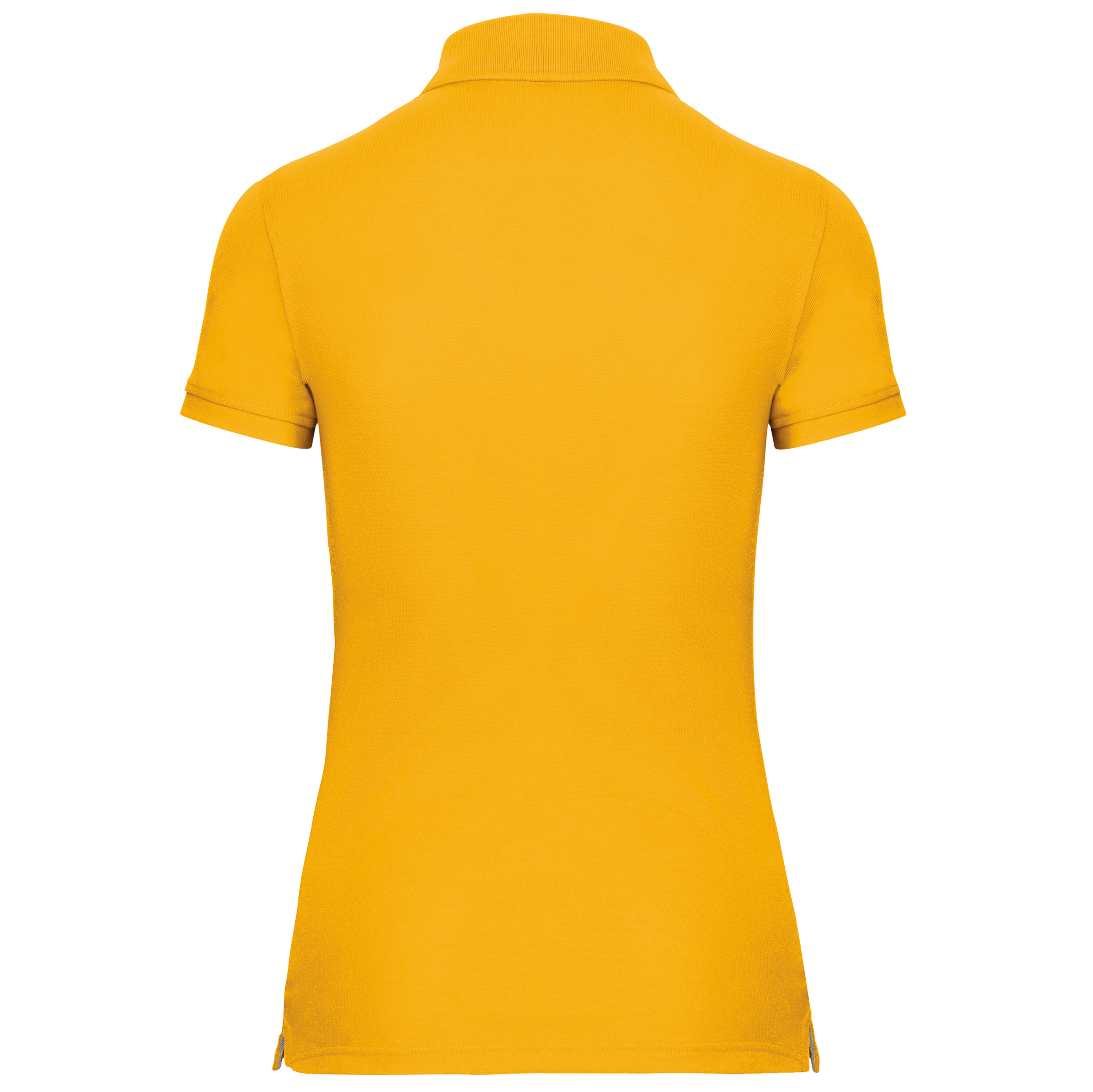 Women's Short-Sleeved Piqué Polo Shirt in Recycled Polyester and Cotton | WK275
