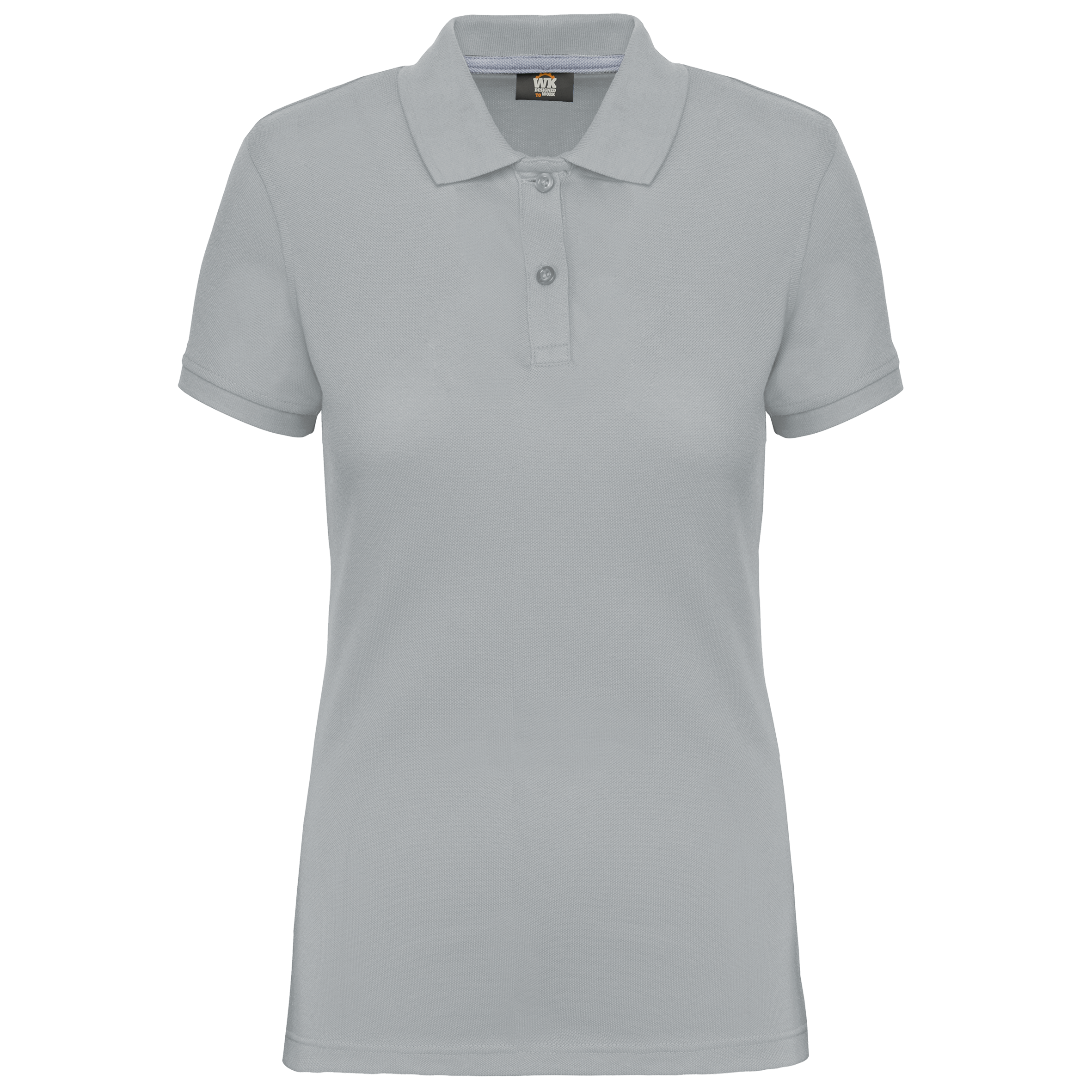Women's Short-Sleeved Piqué Polo Shirt in Recycled Polyester and Cotton | WK275