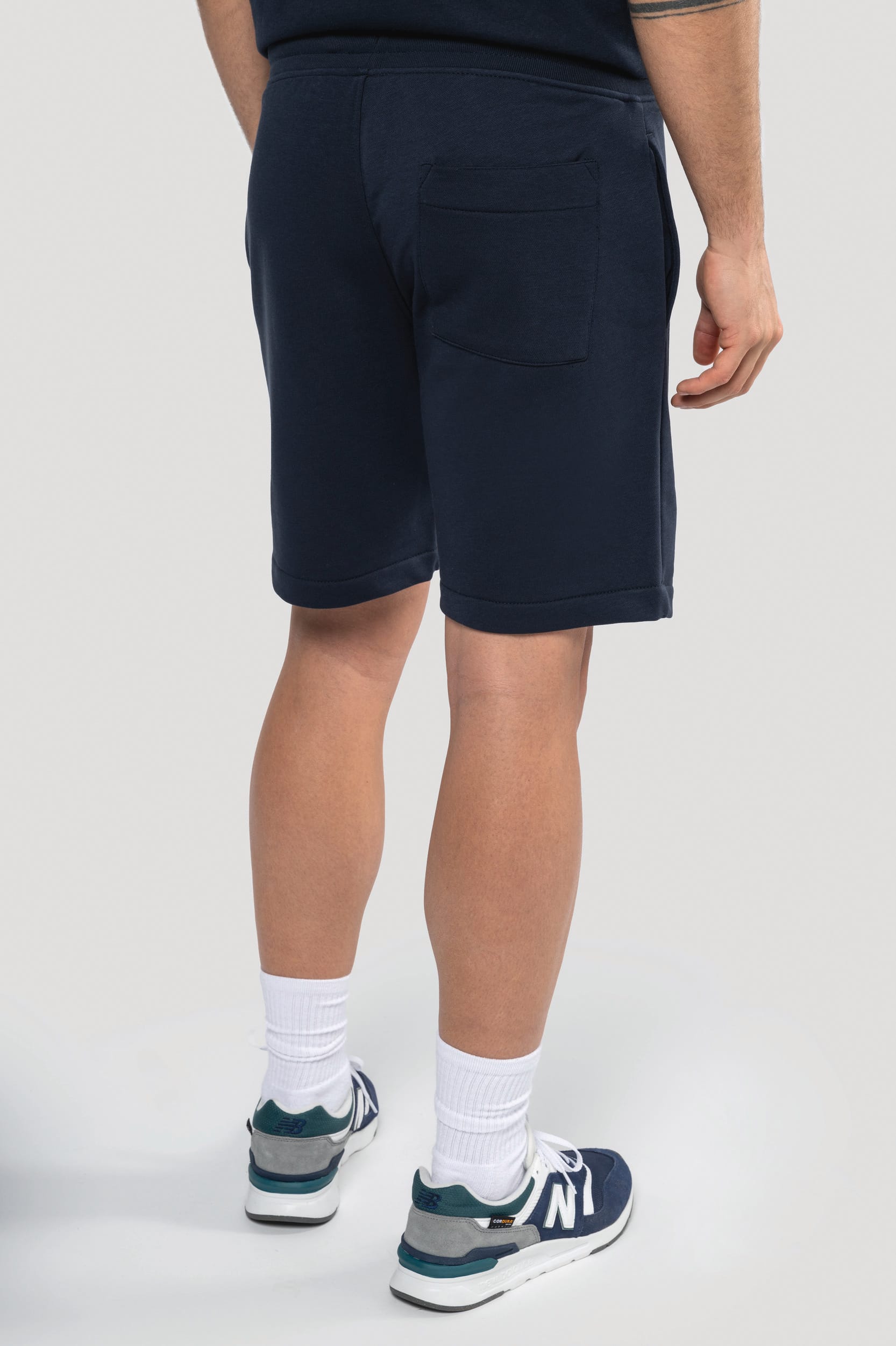 Herren umweltfreundliche French Terry Bermuda-Shorts - K757