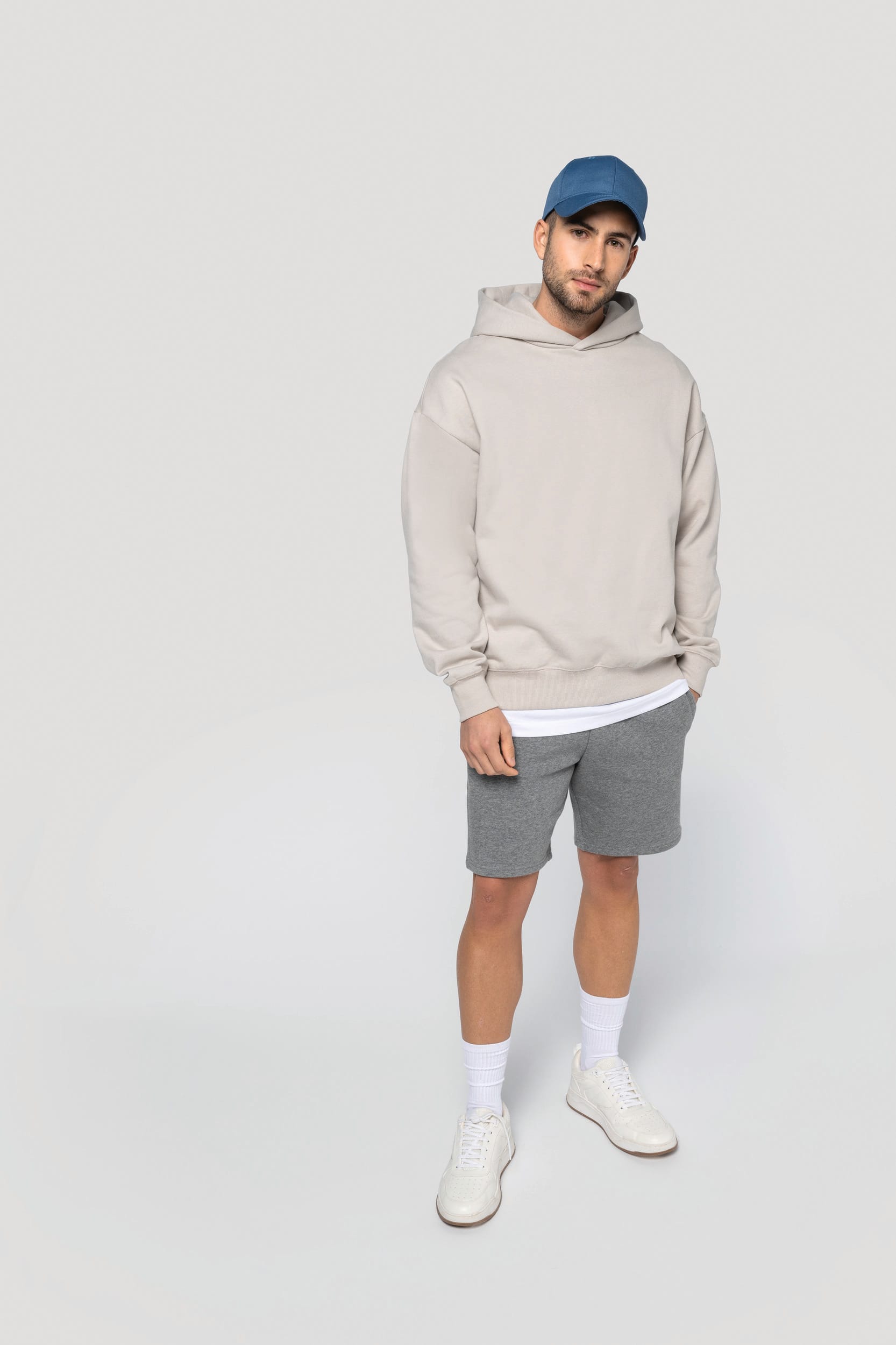 Milieuvriendelijke Fleece Bermuda Shorts voor Heren - 280 g/m² - K7026