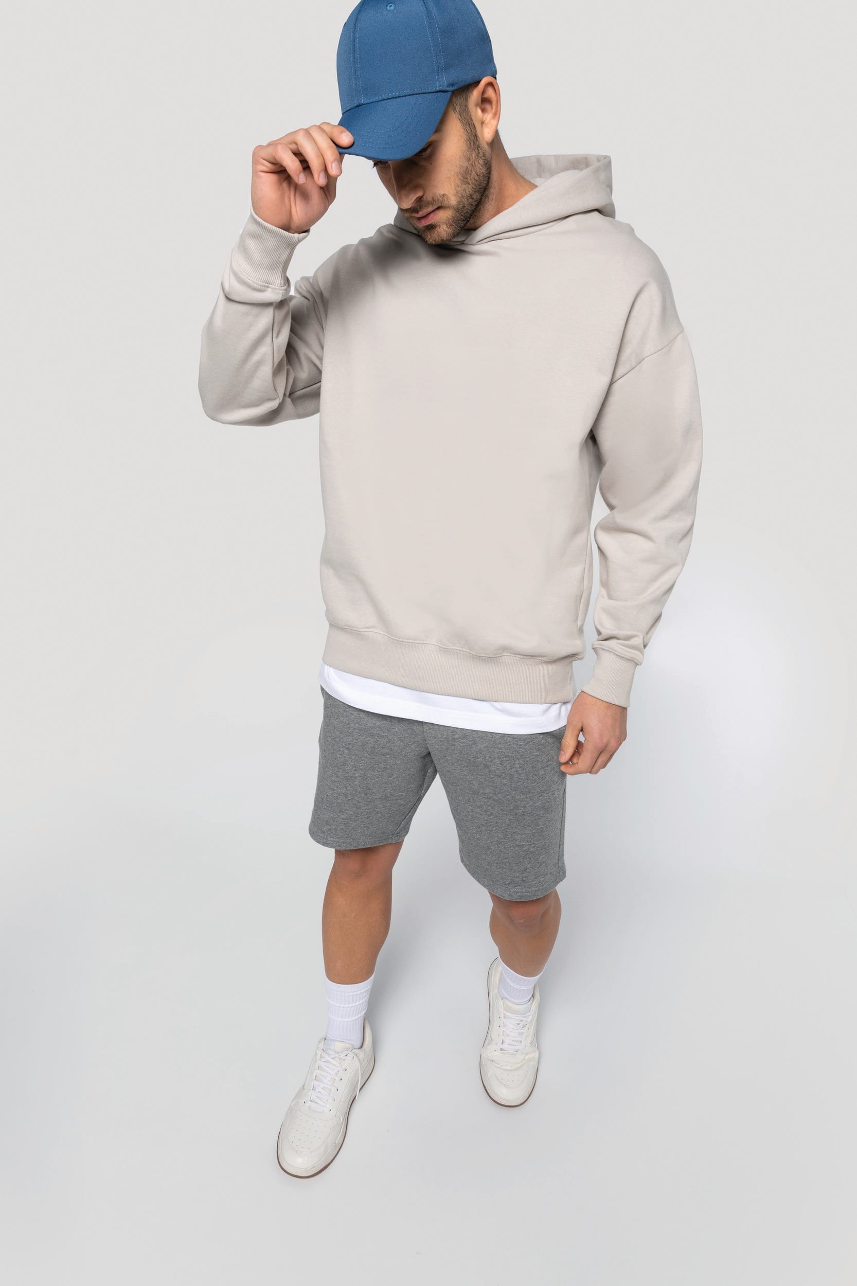 Milieuvriendelijke Fleece Bermuda Shorts voor Heren - 280 g/m² - K7026