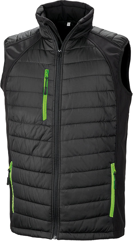 Gilet softshell imbottito in poliestere riciclato | R238X