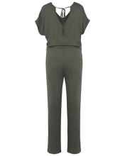 Spasso SP5004 - Ladie's Linen Knit Short-sleeved Jumpsuit