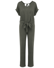 Spasso SP5004 - Ladie's Linen Knit Short-sleeved Jumpsuit