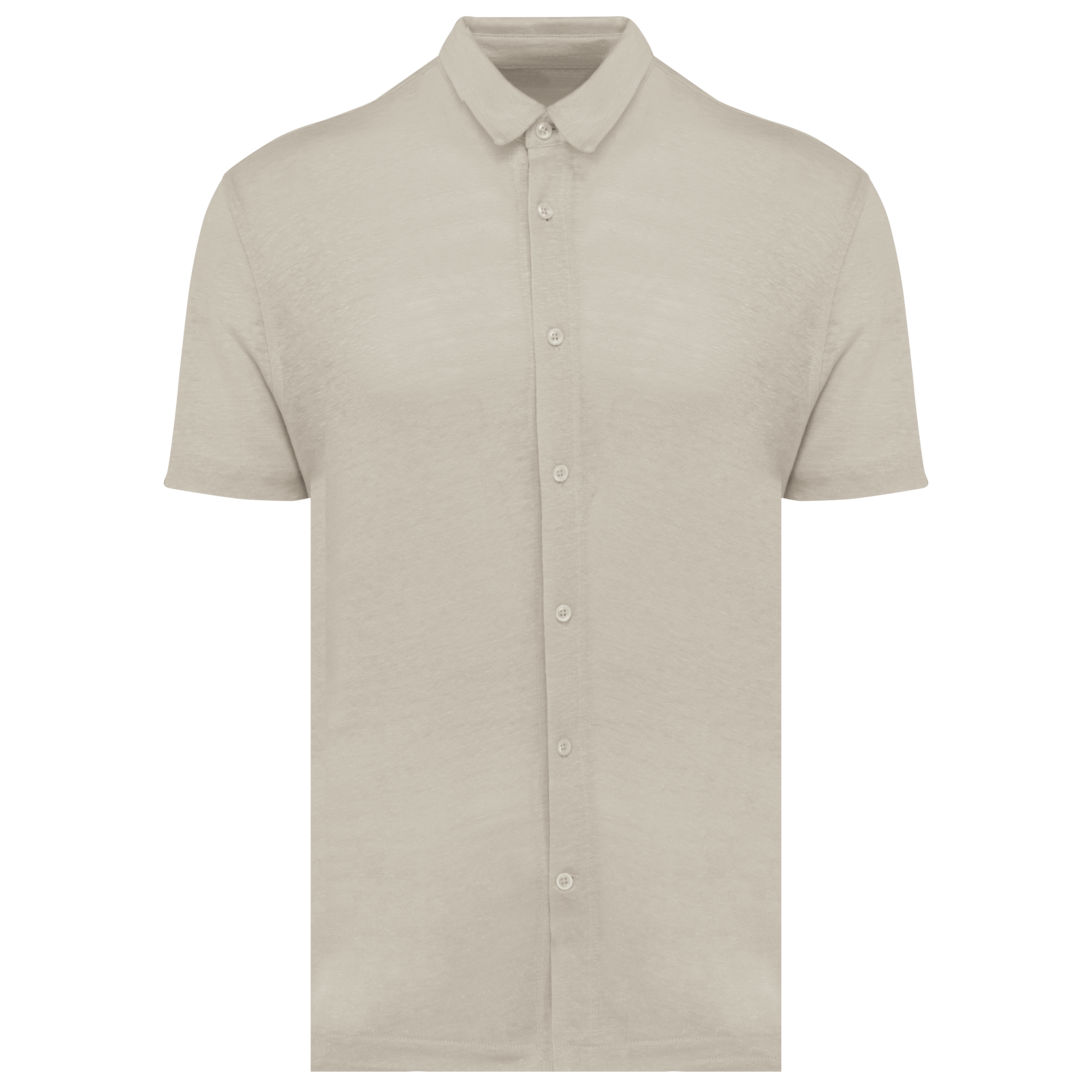 Spasso SP517 - Men's Linen Short-sleeved Shirt