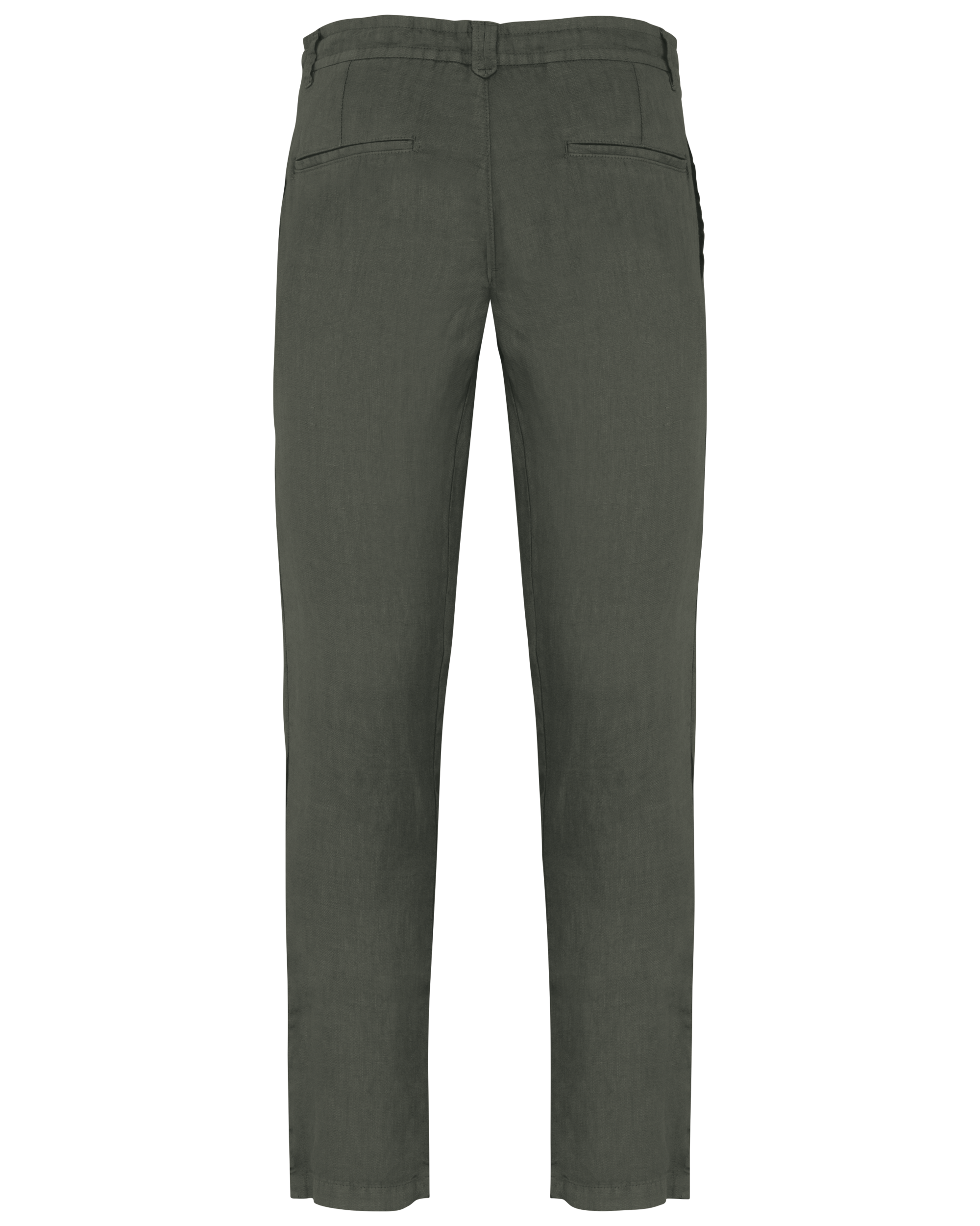 Spasso SP732 - Men's Linen Washed Effect Trousers