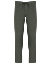 Spasso SP732 - Men's Linen Washed Effect Trousers