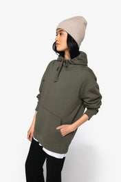 Unisex Kapuzenpullover aus umweltfreundlichem, gebürstetem Fleece mit überschnittenen Schultern - 350 g/m² | NS436