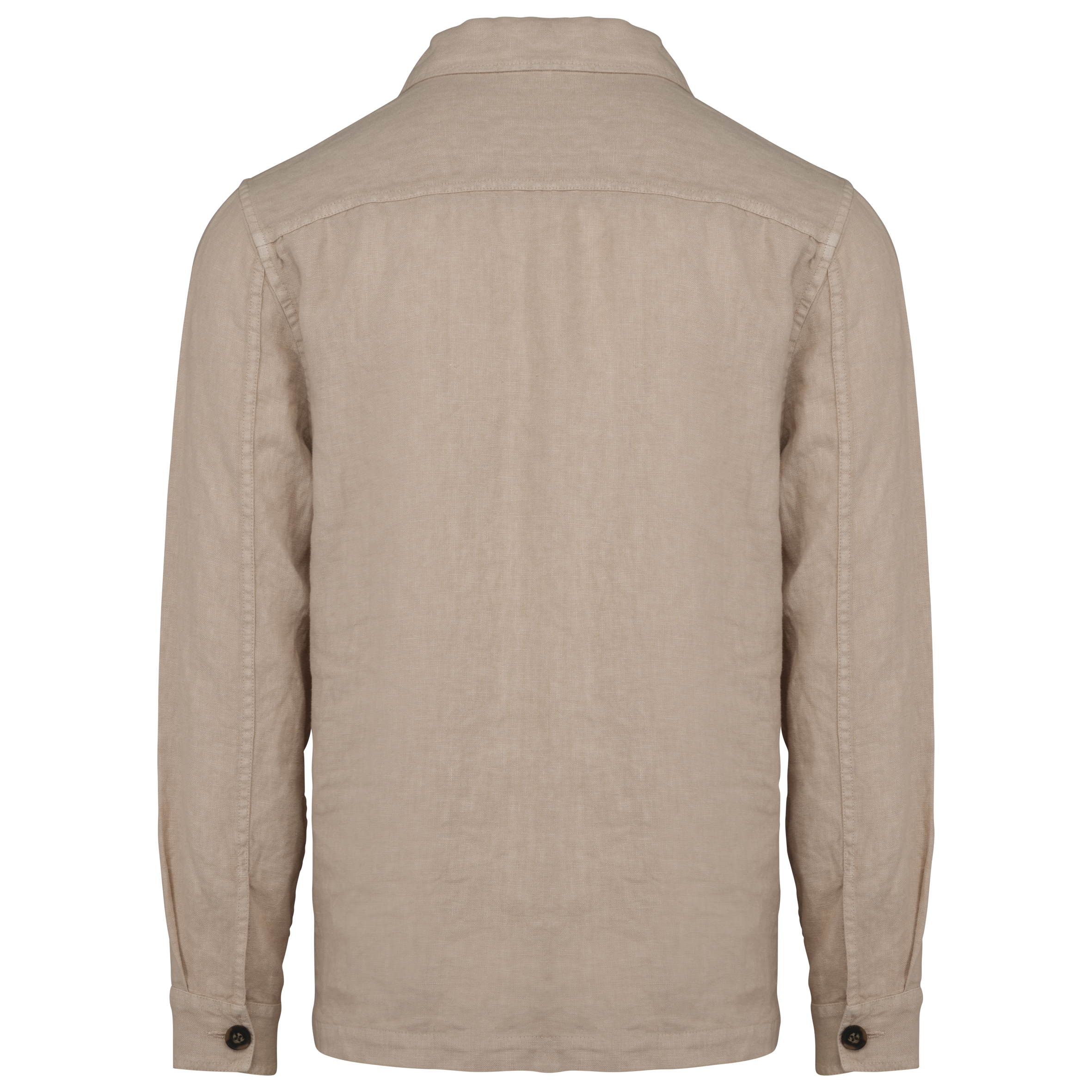 Spasso SP516 - Men's Linen Washed Effect Overshirt
