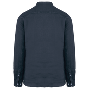 Spasso SP507 - Men's Linen Washed Effect  Mao Collar Shirt