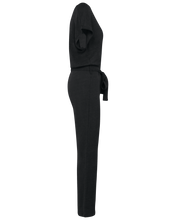 Spasso SP5004 - Ladie's Linen Knit Short-sleeved Jumpsuit