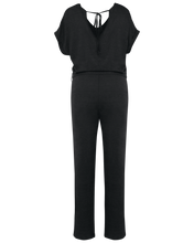 Spasso SP5004 - Ladie's Linen Knit Short-sleeved Jumpsuit