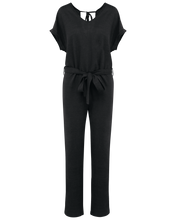 Spasso SP5004 - Ladie's Linen Knit Short-sleeved Jumpsuit