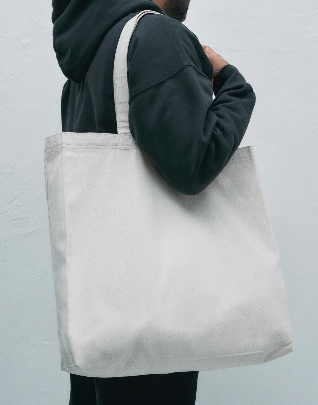 Organic Cotton Canvas Large Tote Bag - 290 g/m² | 60141