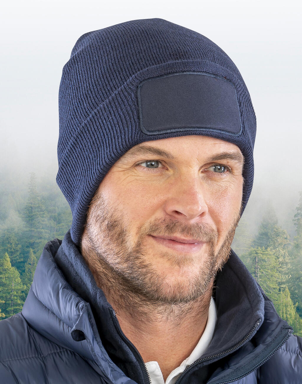 Gerecyclede Dubbel Gebreide Printers Muts - 60533