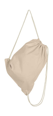 SG Accessories - BAGS 60857 - Organic Cotton Drawstring Backpack