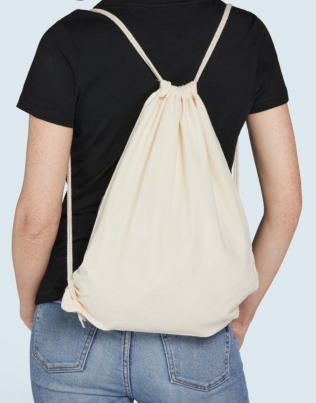 SG Accessories - BAGS 60857 - Organic Cotton Drawstring Backpack
