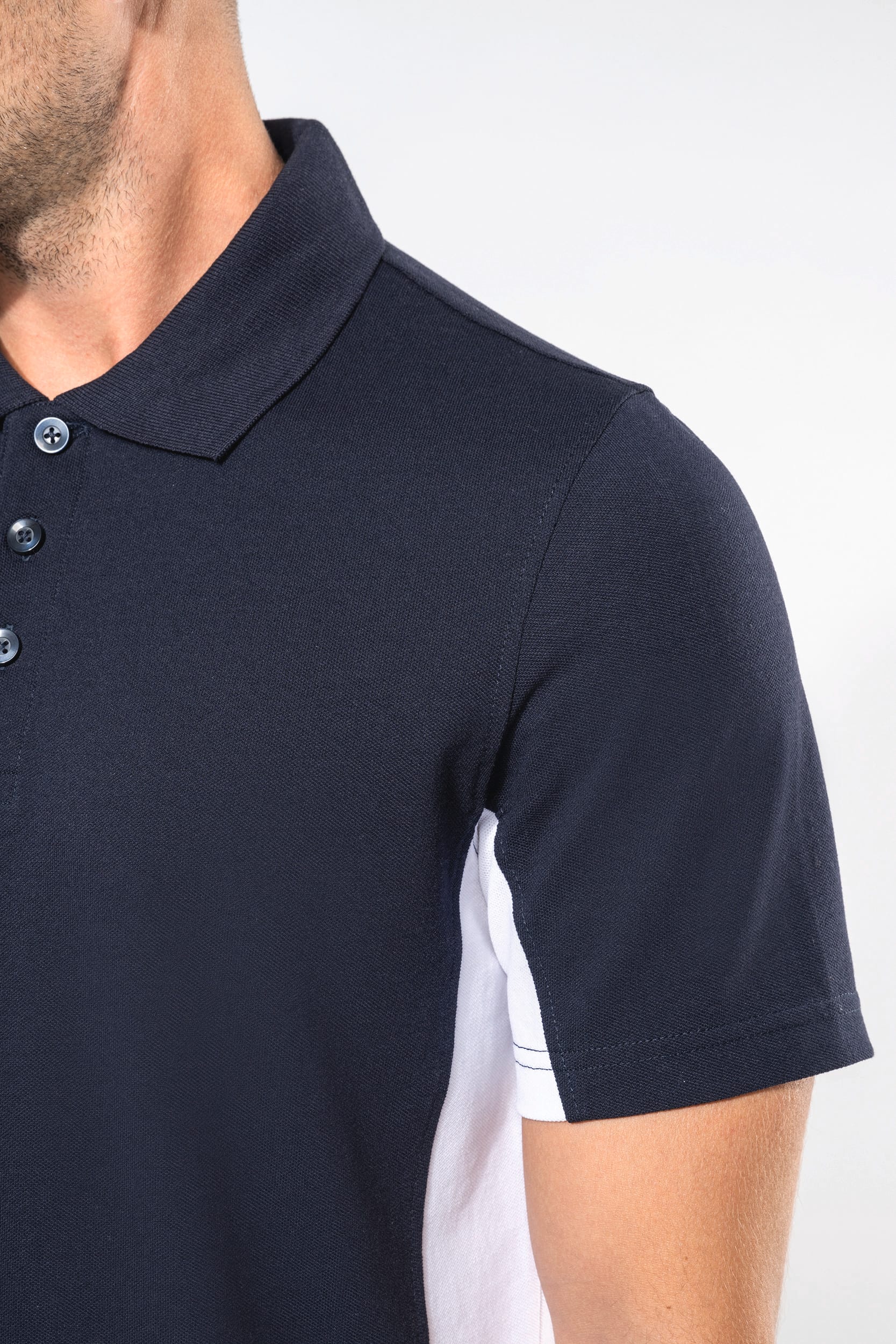 Kariban K232 - Men's Two-tone Short Sleeved Piqué Polo Shirt