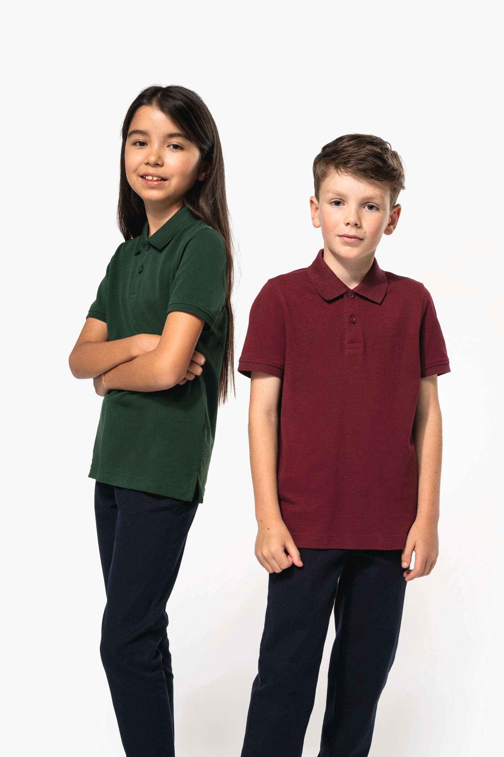 Kinder Bio-Piqué-Poloshirt – 180 g/m² | K2029