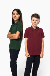 Kinder Bio-Piqué-Poloshirt – 180 g/m² | K2029