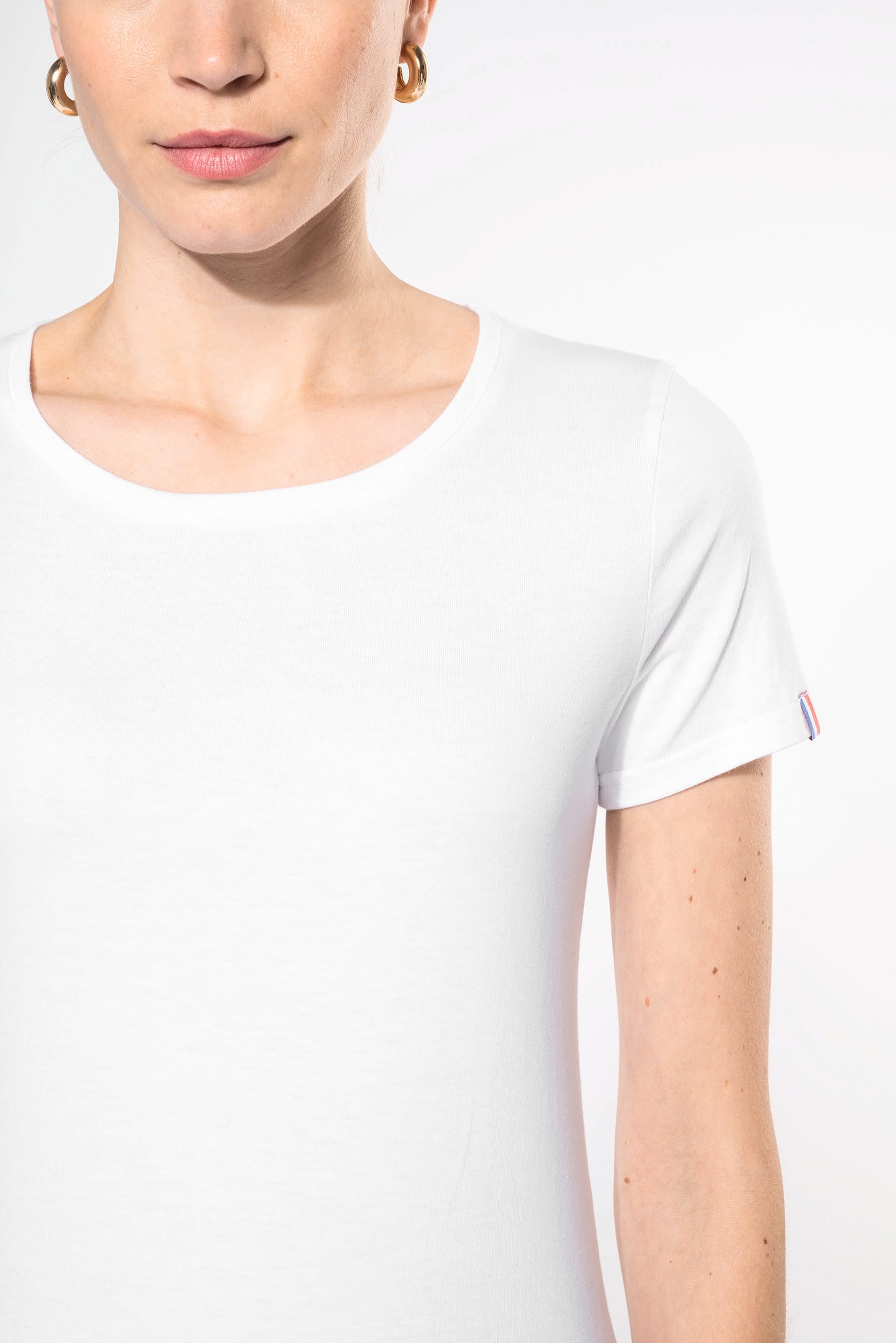T-shirt Femme en Coton Bio "origine France Garantie" - 170 g/m² - K3041