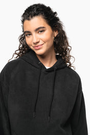 Sudadera con capucha unisex de polar polar reciclado de gran tamaño - K949