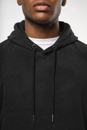 Sudadera con capucha unisex de polar polar reciclado de gran tamaño - K949