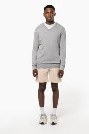 Pull col en V écologique pour homme - 270 g/m² - K980