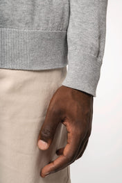 Pull col en V écologique pour homme - 270 g/m² - K980