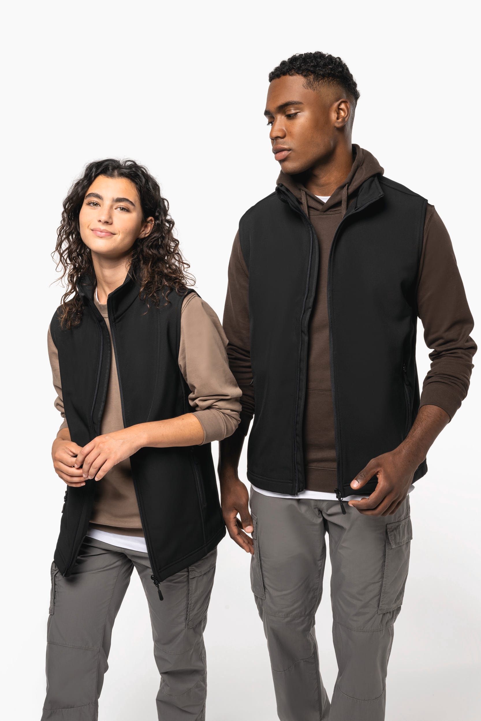 Unisex umweltfreundlicher 2-lagiger Softshell-Bodywarmer - K426