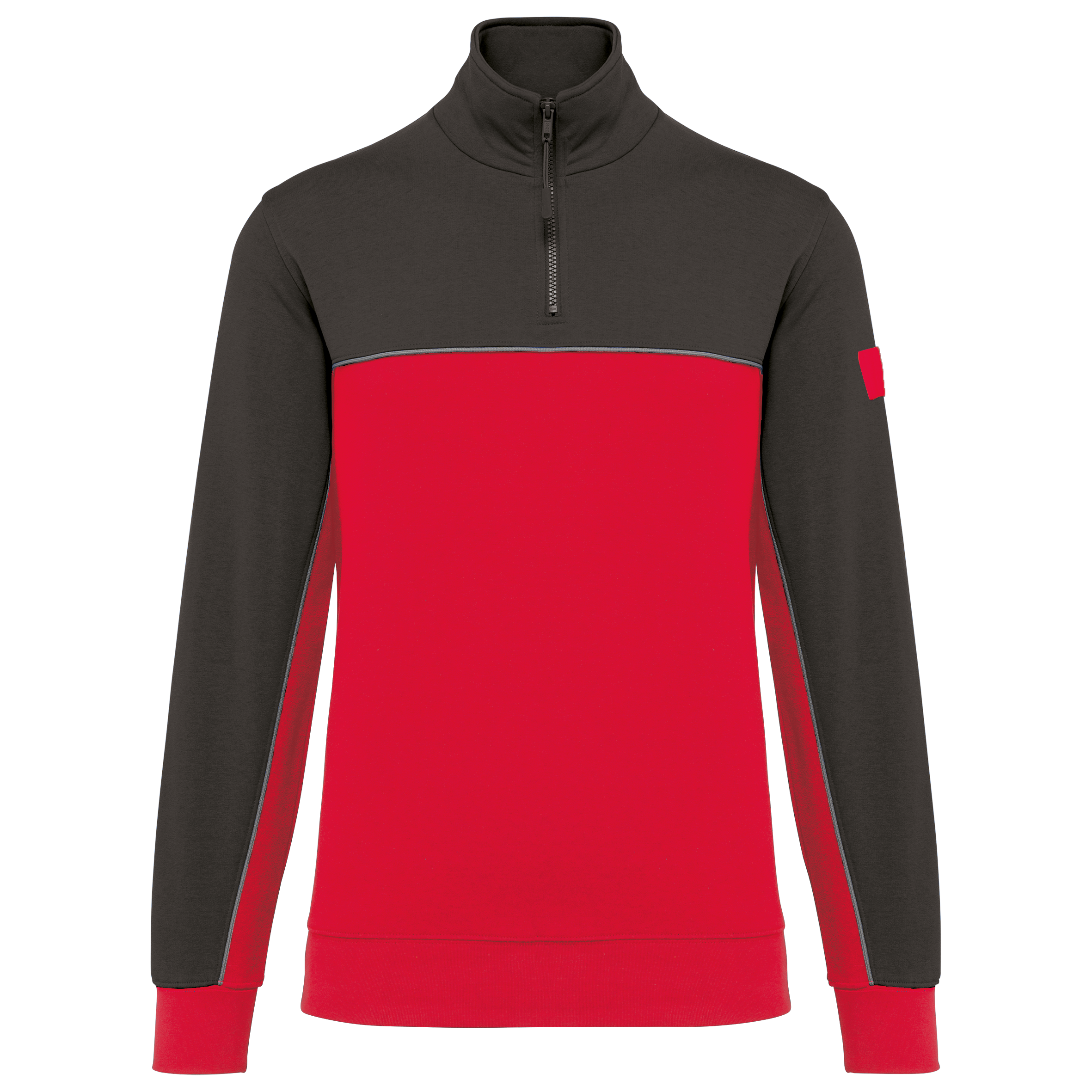 Sweatshirt Éco-responsable à Col Zippé Unisexe - WK404