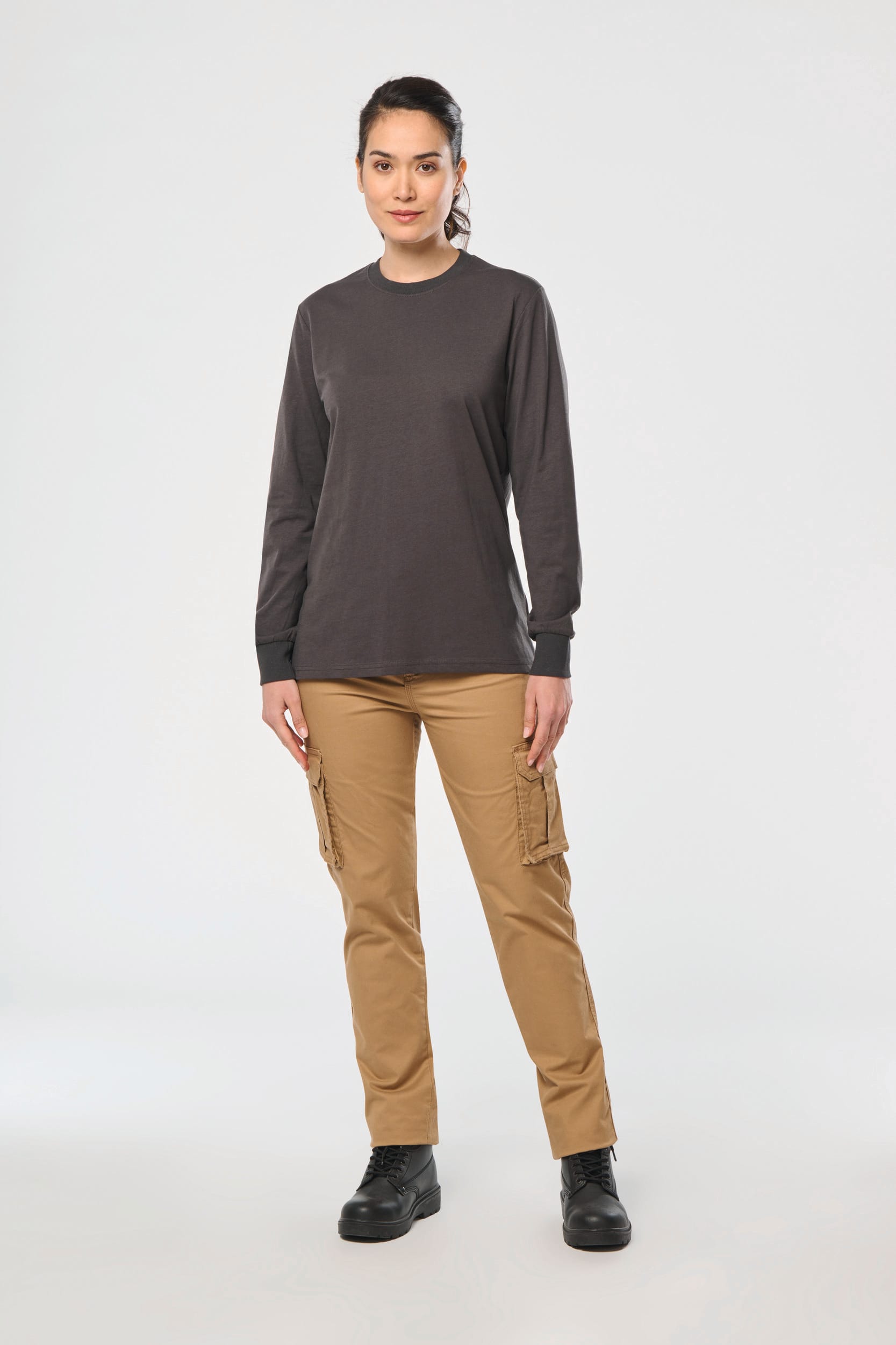 Unisex Milieuvriendelijke Lange Mouw T-shirt - 200 g/m² - WK303