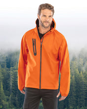 Unisex 3-Layer Hooded Softshell Jacket in Recycled Polyester | R909X