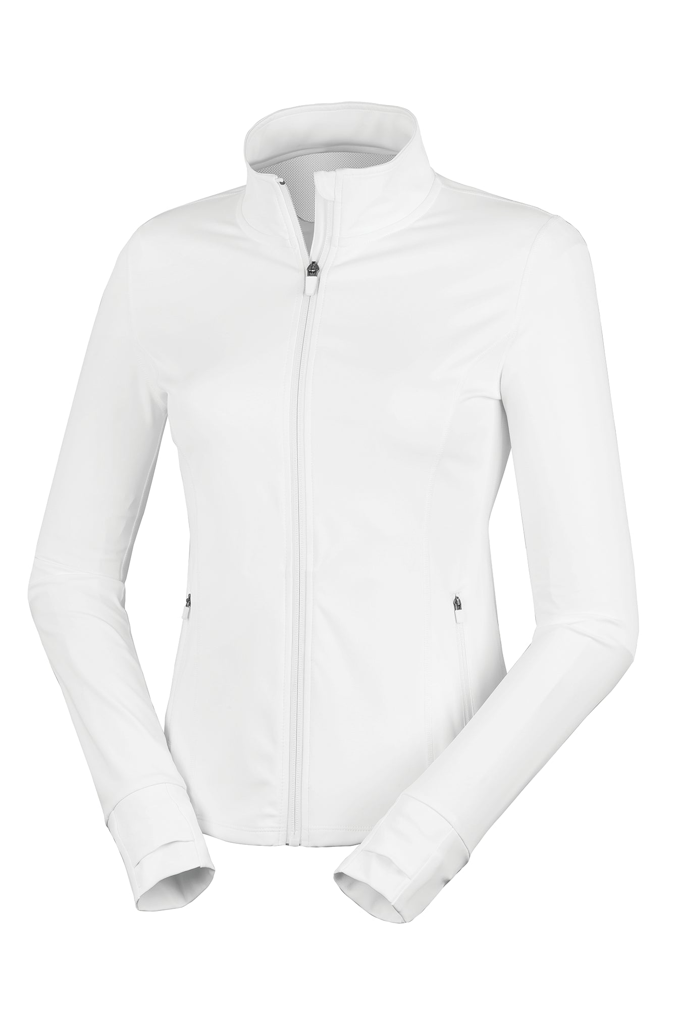 Chaqueta deportiva elástica entallada para mujer de poliéster reciclado | S798F