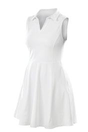 Robe de sport sans manches en polyester recyclé et élasthanne | S799F