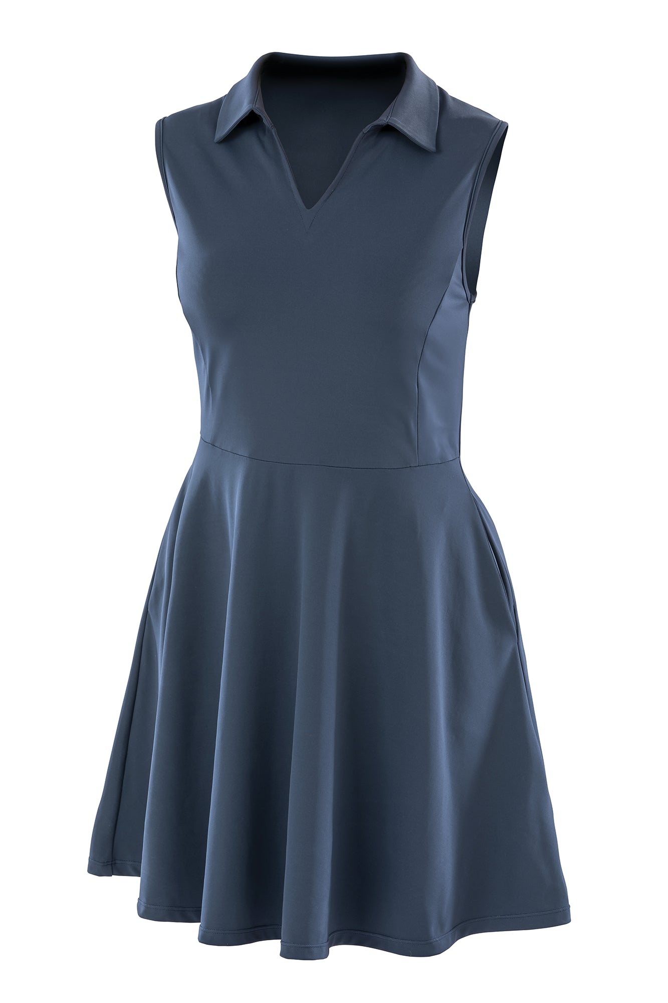 Robe de sport sans manches en polyester recyclé et élasthanne | S799F