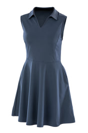 Robe de sport sans manches en polyester recyclé et élasthanne | S799F