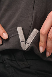 Polo da donna a maniche lunghe in poliestere riciclato e cotone | WK277