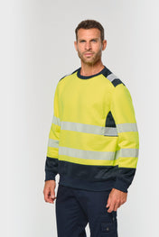 WK. Designed To Work WK420 - Recycled Safety Sweatshirt Round Neck