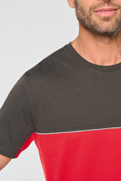 Recyceltes Zweifarbiges Kurzarm-T-Shirt - 190 g/m² - WK304