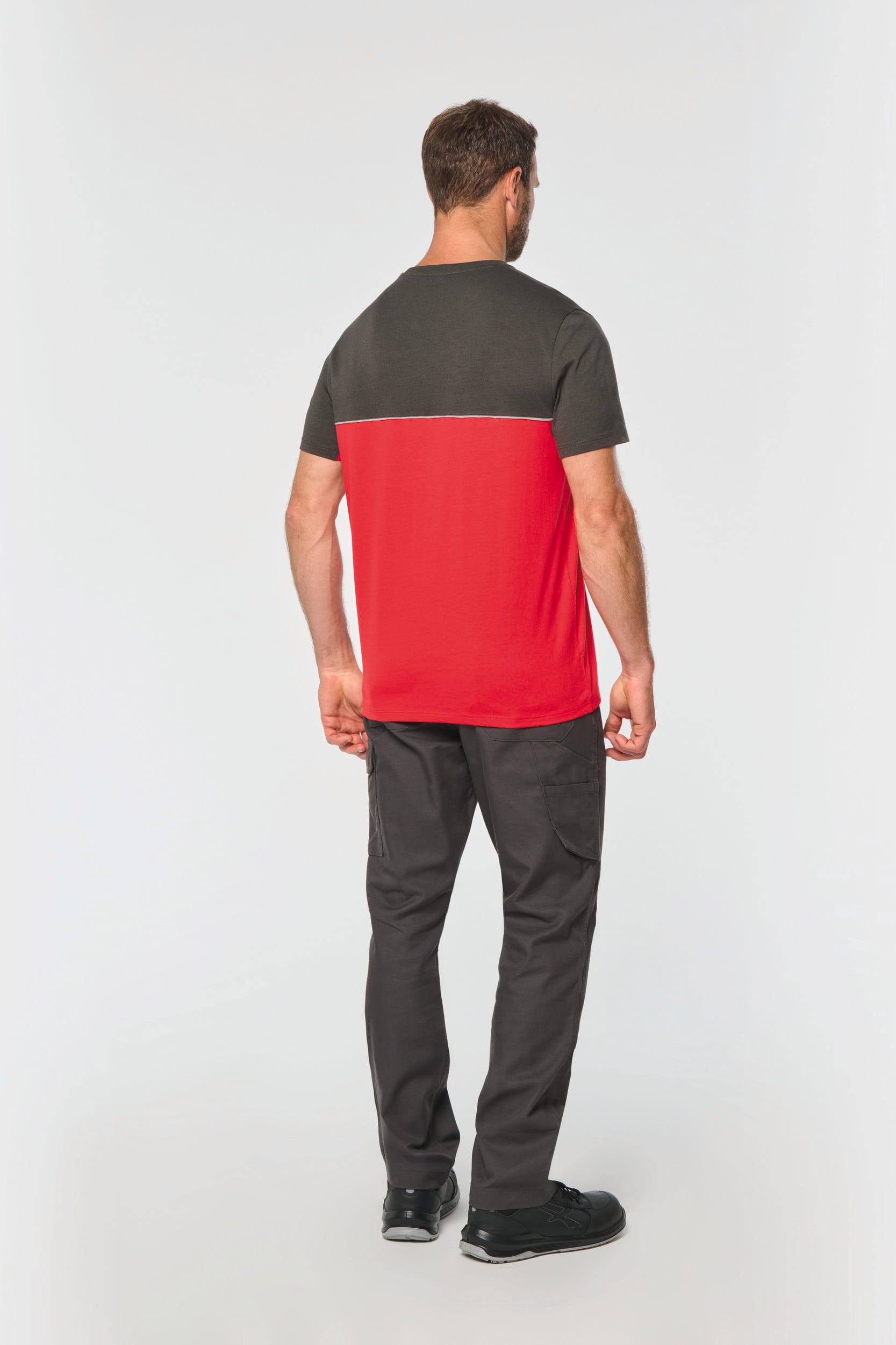 Recyceltes Zweifarbiges Kurzarm-T-Shirt - 190 g/m² - WK304