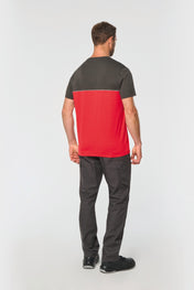 Recyceltes Zweifarbiges Kurzarm-T-Shirt - 190 g/m² - WK304