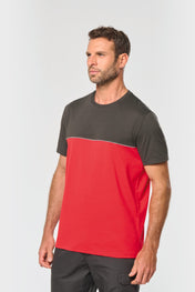 Recyceltes Zweifarbiges Kurzarm-T-Shirt - 190 g/m² - WK304