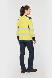 WK. Designed To Work WK361 - Recycled Safety T-shirt Long Sleeves